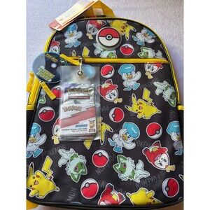New light up Pokémon bookbag with cards